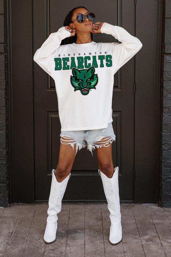Gameday Couture BINGHAMTON BEARCATS Big Goals Oversized Pullover