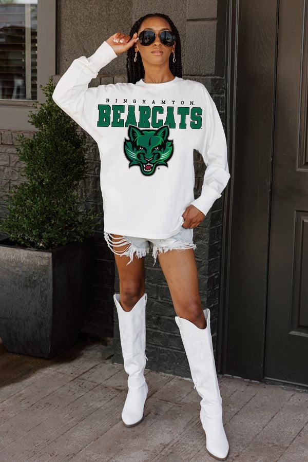 gameday couture BINGHAMTON BEARCATS Big Goals Oversized Pullover