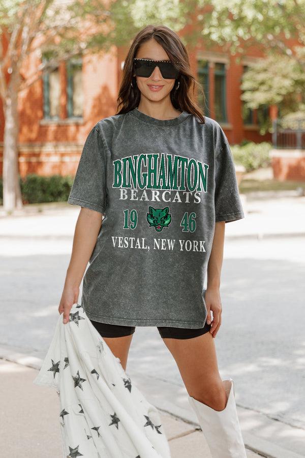Gameday Couture BINGHAMTON BEARCATS Throwback Oversized Tee