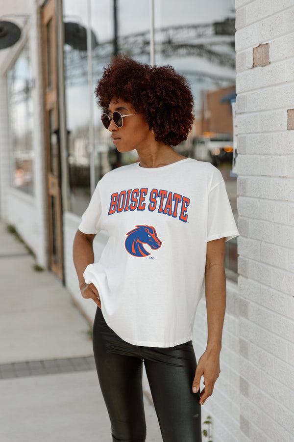 Gameday Couture BOISE STATE BRONCOS Around We Go Flowy Tee
