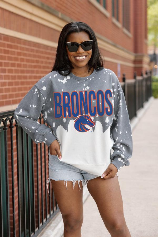 Gameday Couture BOISE STATE BRONCOS CASUAL FAN LONG-SLEEVE FRENCH TERRY PULLOVER