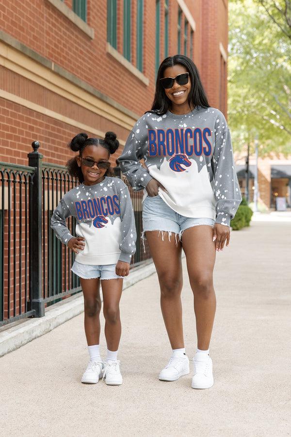 Gameday Couture BOISE STATE BRONCOS CASUAL FAN LONG-SLEEVE FRENCH TERRY PULLOVER