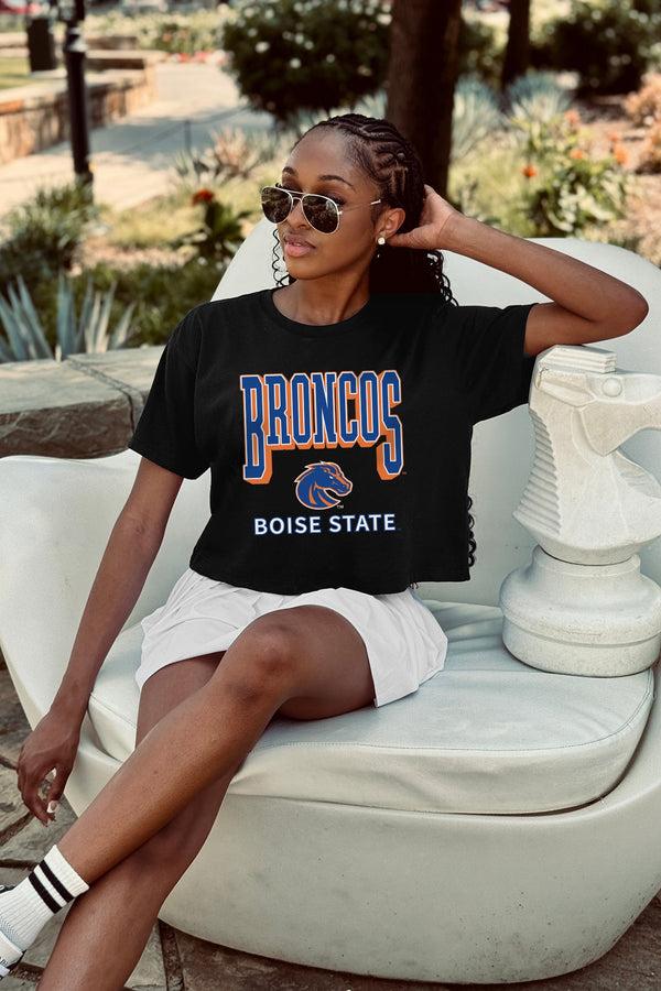Gameday Couture BOISE STATE BRONCOS PURE VICTORY CLASSIC CROP TEE
