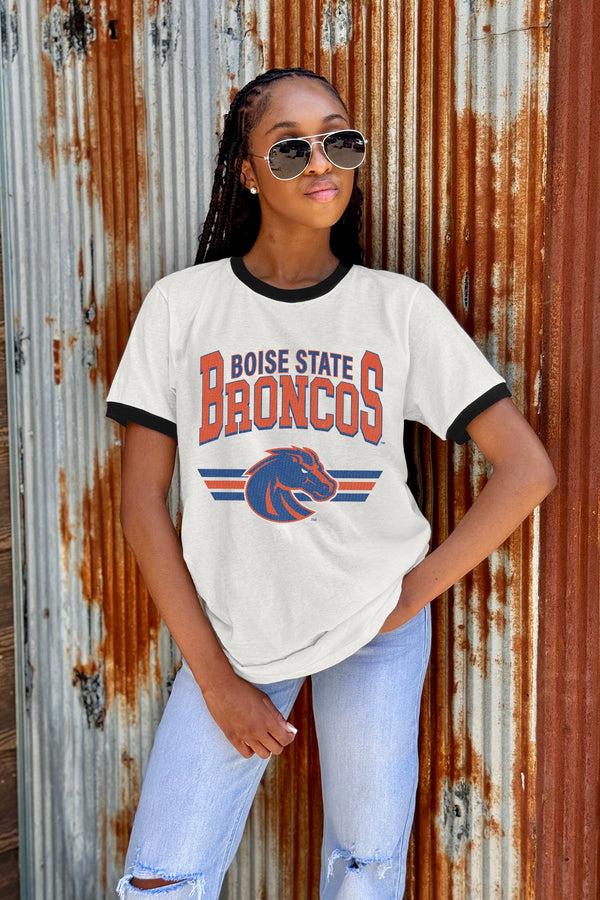 Gameday Couture BOISE STATE BRONCOS SWIFT STRIKE VINTAGE RINGER TEE