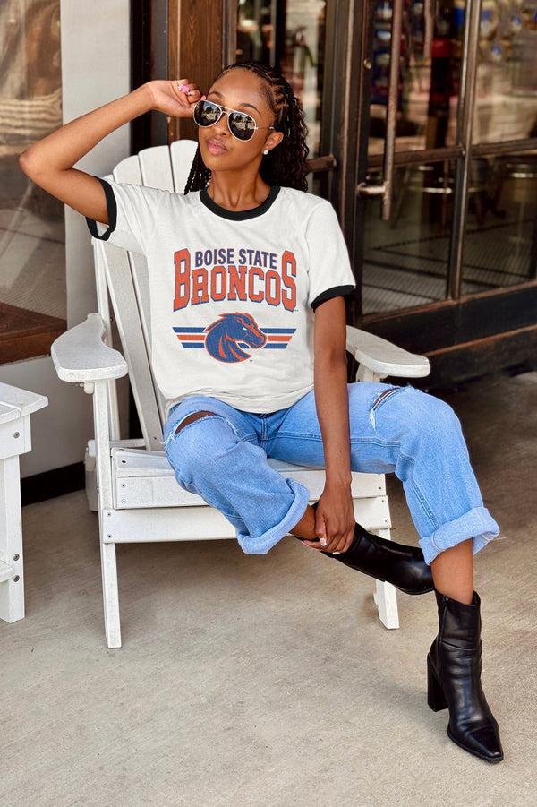 Gameday Couture BOISE STATE BRONCOS SWIFT STRIKE VINTAGE RINGER TEE