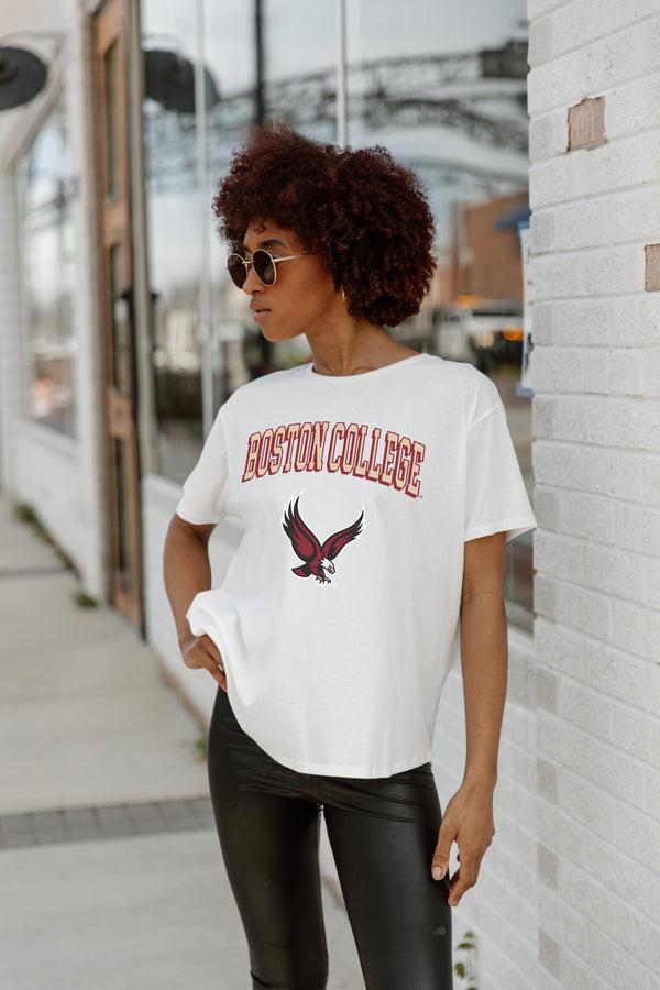 Gameday Couture BOSTON COLLEGE EAGLES Around We Go Flowy Tee