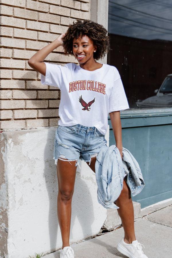 gameday couture BOSTON COLLEGE EAGLES Around We Go Flowy Tee