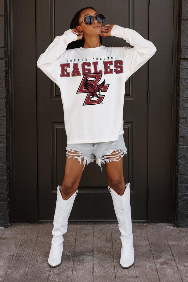 Gameday Couture BOSTON COLLEGE EAGLES Big Goals Oversized Pullover