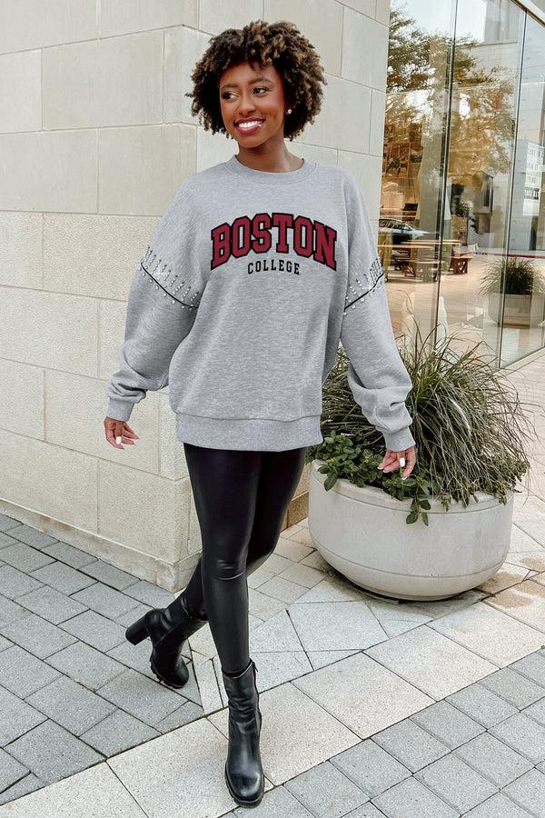 gameday couture BOSTON COLLEGE EAGLES Competitive Edge Jewel-Trim Pullover
