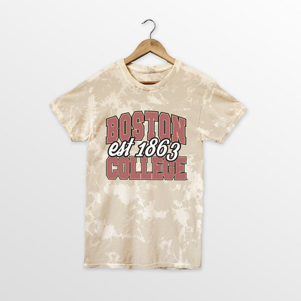 gameday couture BOSTON COLLEGE EAGLES DEEP ROOTS BLEACH WASH TEE