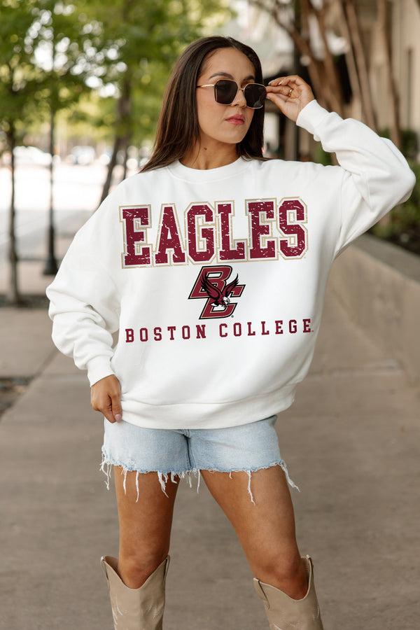 Gameday Couture BOSTON COLLEGE EAGLES FREESTYLE PREMIUM FLEECE CREWNECK PULLOVER