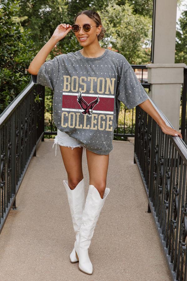 Gameday Couture BOSTON COLLEGE EAGLES On The Ball Mini Rhinestone Tee