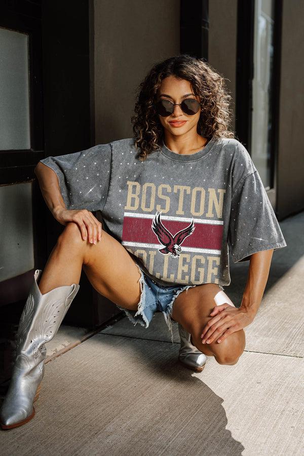 Gameday Couture BOSTON COLLEGE EAGLES On The Ball Mini Rhinestone Tee