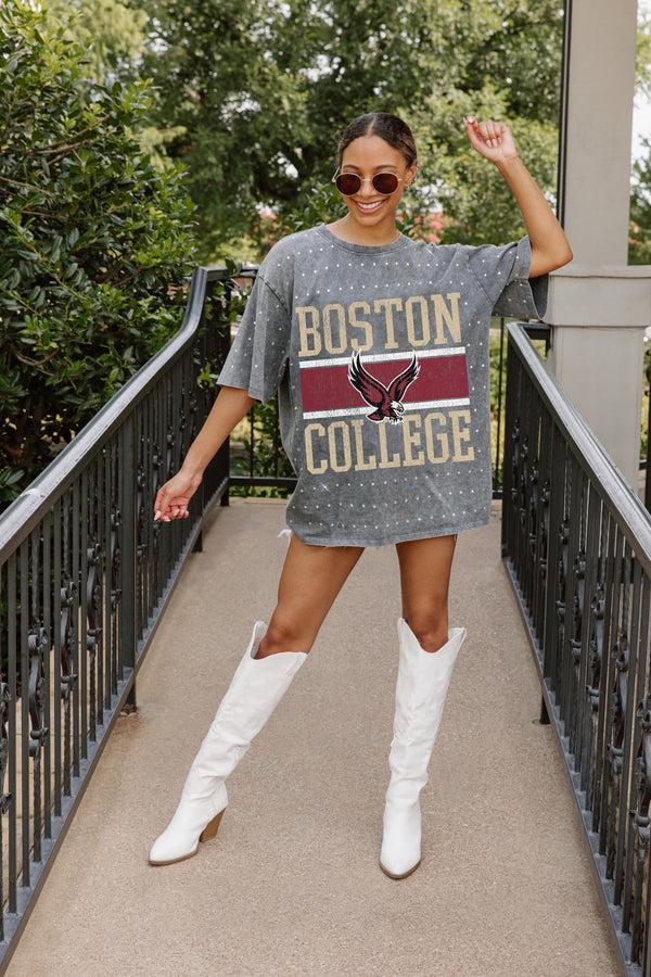 gameday couture BOSTON COLLEGE EAGLES On The Ball Mini Rhinestone Tee