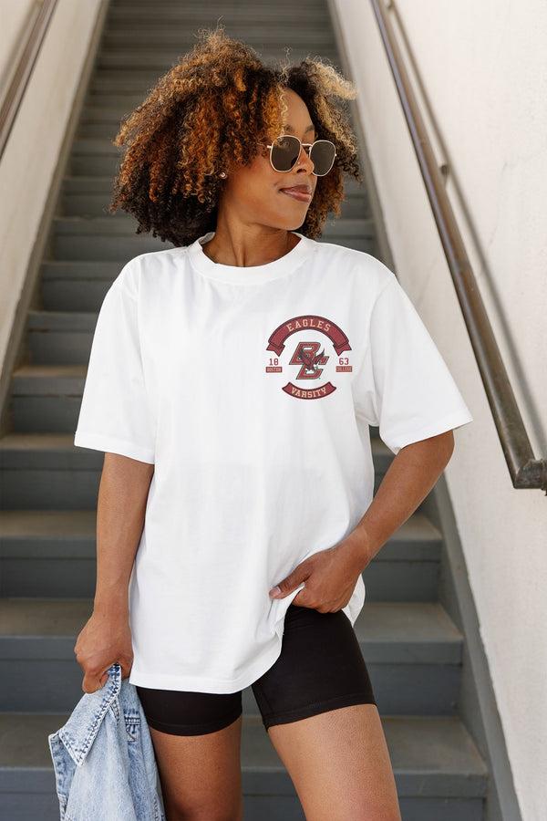 Gameday Couture BOSTON COLLEGE EAGLES Out Of Bounds Oversized Crewneck Tee