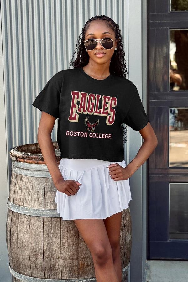 Gameday Couture BOSTON COLLEGE EAGLES PURE VICTORY CLASSIC CROP TEE