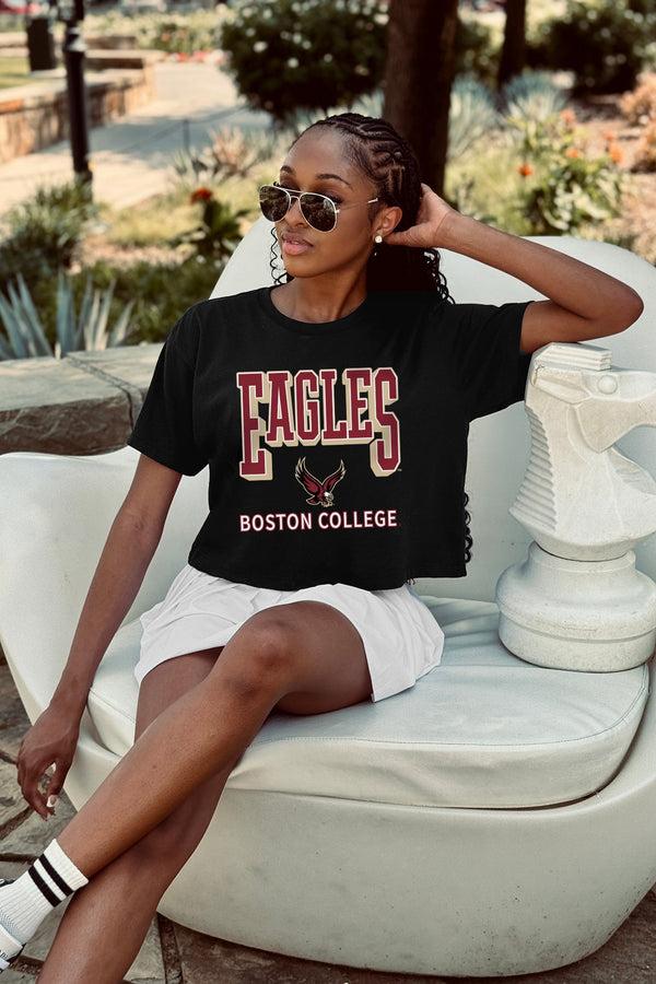 Gameday Couture BOSTON COLLEGE EAGLES PURE VICTORY CLASSIC CROP TEE