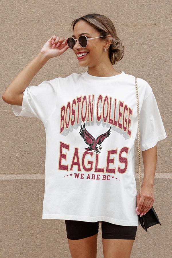 gameday couture BOSTON COLLEGE EAGLES Shakedown Oversized Crewneck Tee