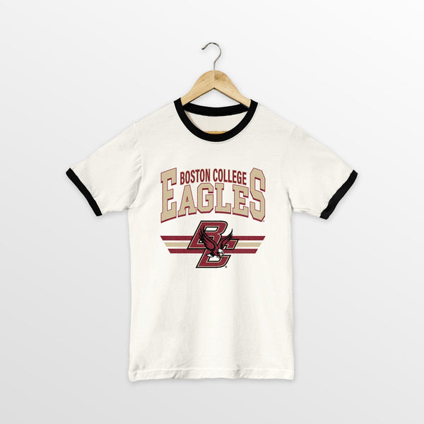 gameday couture BOSTON COLLEGE EAGLES SWIFT STRIKE VINTAGE RINGER TEE