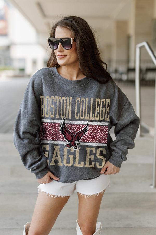 Gameday Couture BOSTON COLLEGE EAGLES Wild Tailgate Fleece Pullover