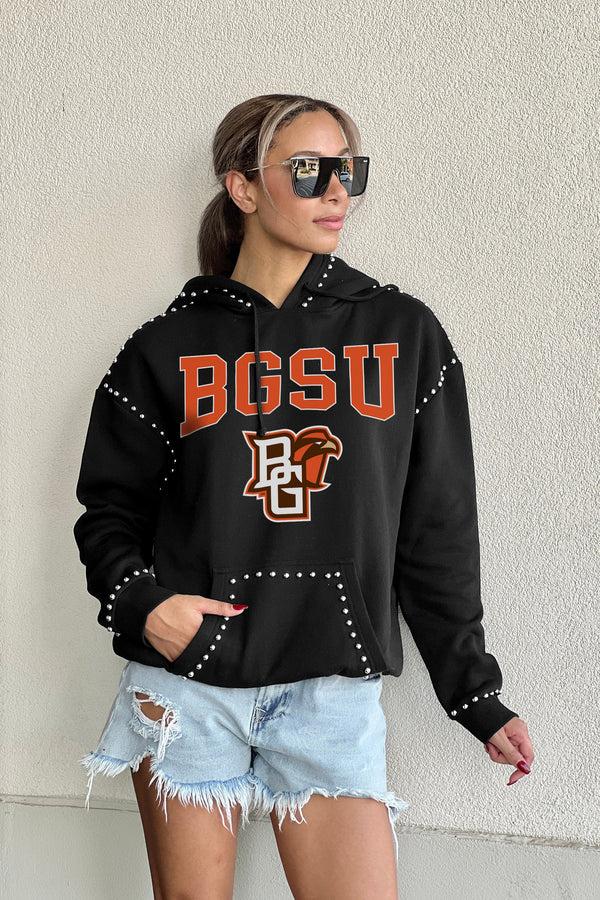 Gameday Couture BOWLING GREEN FALCONS Belle Of The Ball Studded Fleece Hoodie