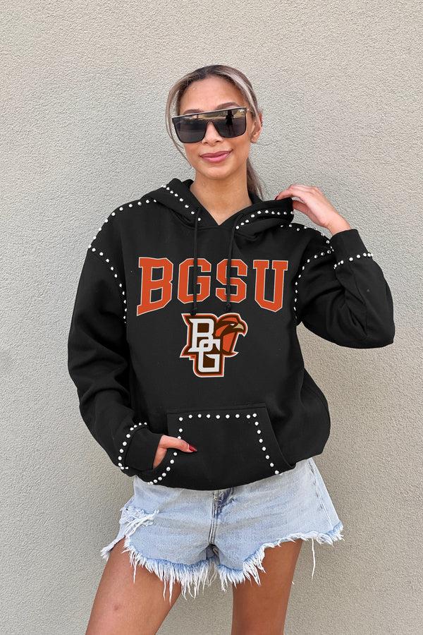 Gameday Couture BOWLING GREEN FALCONS Belle Of The Ball Studded Fleece Hoodie