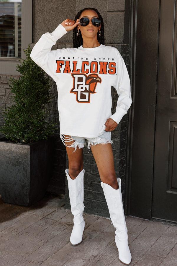 gameday couture BOWLING GREEN FALCONS Big Goals Oversized Pullover