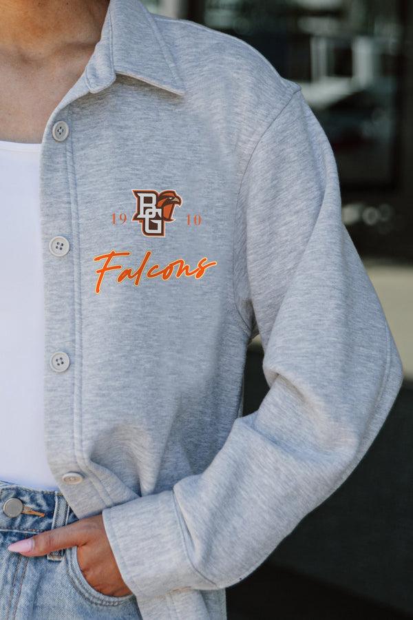 Gameday Couture BOWLING GREEN FALCONS Foundation Fleece Overshirt