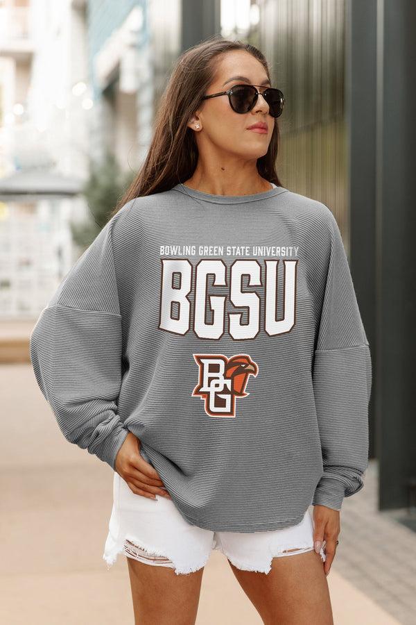 Gameday Couture BOWLING GREEN FALCONS PURE MOTION VINTAGE WASH CORDED PULLOVER