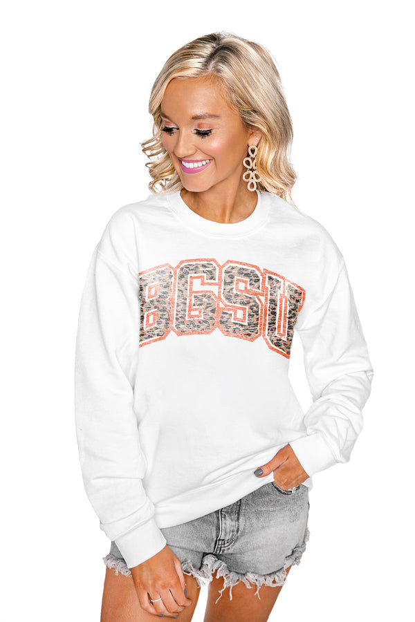 gameday couture BOWLING GREEN FALCONS Snap Crew Sweatshirt