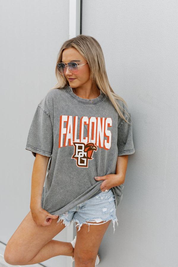 Gameday Couture BOWLING GREEN FALCONS Solid Defense Oversized Crewneck Tee