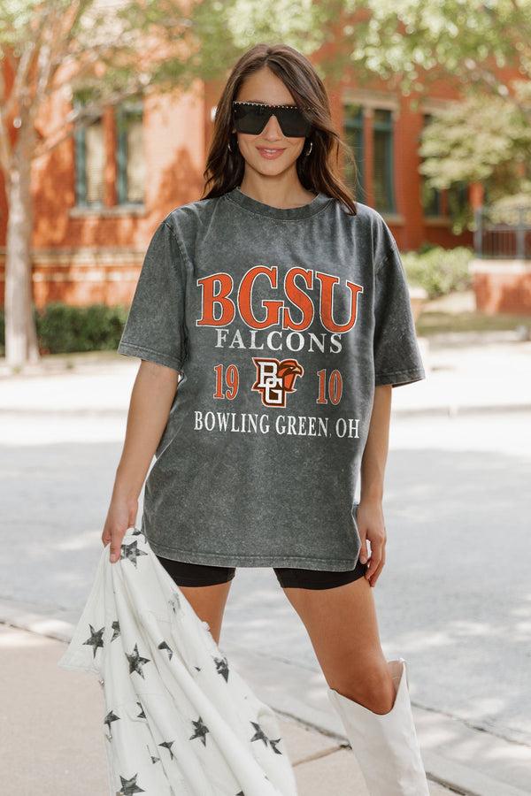 Gameday Couture BOWLING GREEN FALCONS Throwback Oversized Tee