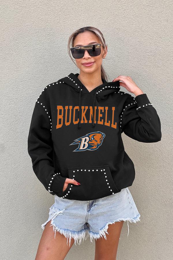 Gameday Couture BUCKNELL BISON Belle Of The Ball Studded Fleece Hoodie