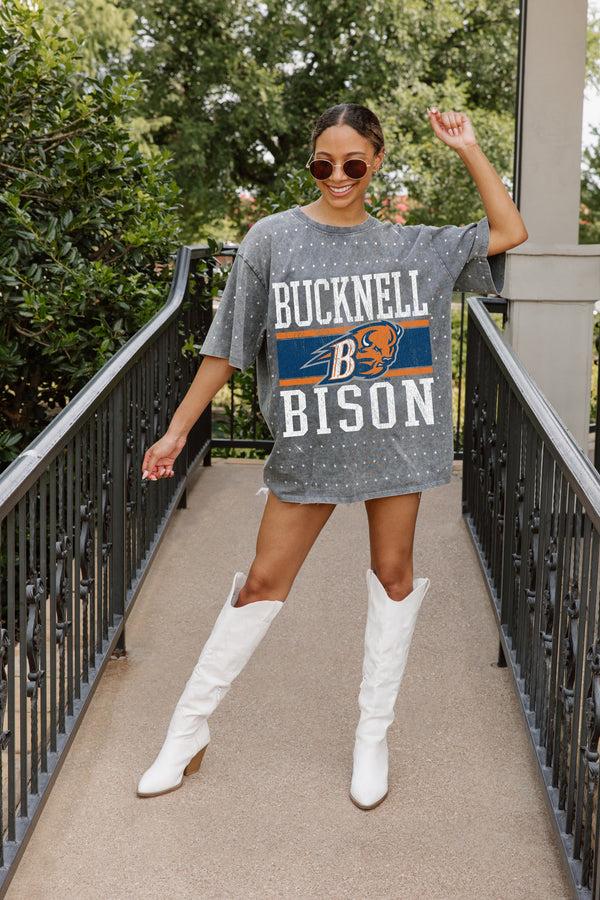 gameday couture BUCKNELL BISON On The Ball Mini Rhinestone Tee