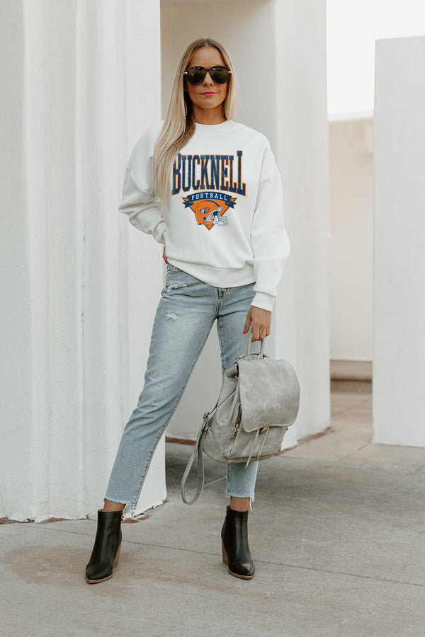Gameday Couture BUCKNELL BISON Slow Motion Fleece Crewneck Pullover