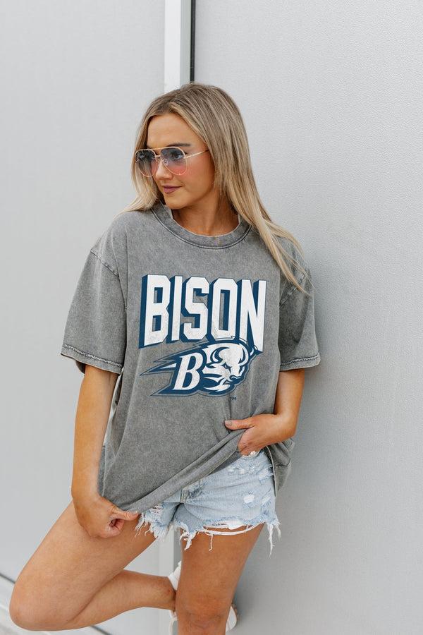 Gameday Couture BUCKNELL BISON Solid Defense Oversized Crewneck Tee