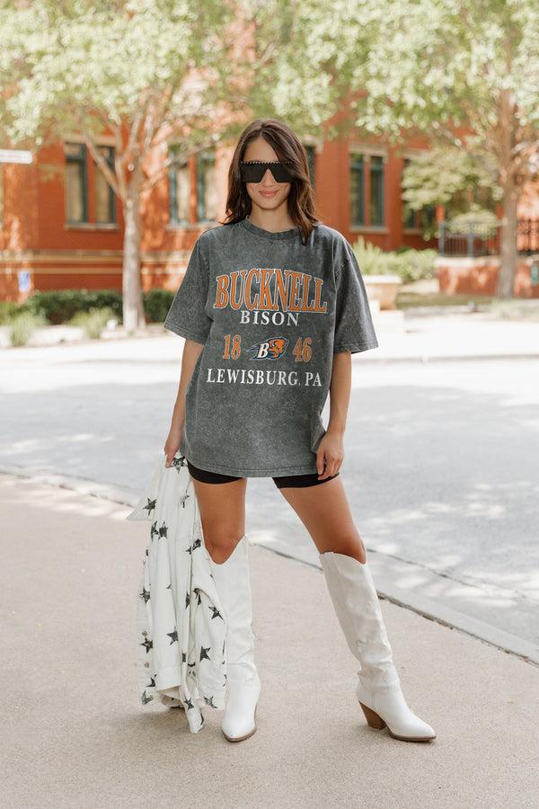 Gameday Couture BUCKNELL BISON Throwback Oversized Tee