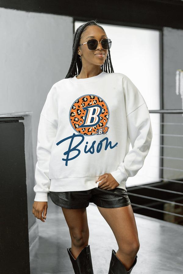 Gameday Couture BUCKNELL BISON WILD BREAKTHROUGH PREMIUM FLEECE CREWNECK PULLOVER