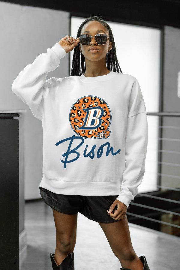 Gameday Couture BUCKNELL BISON WILD BREAKTHROUGH PREMIUM FLEECE CREWNECK PULLOVER
