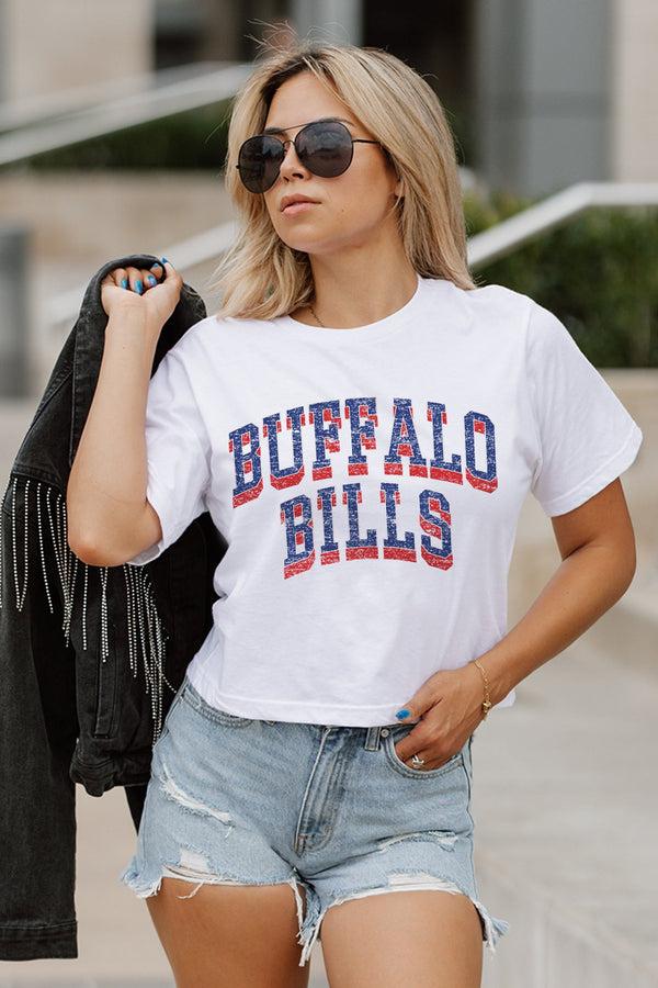 Gameday Couture BUFFALO BILLS Claim To Fame Boxy-Fit Crop Tee