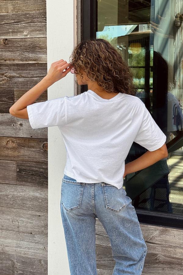 Gameday Couture BUFFALO BILLS DEEP ROOTS BOXY FIT CROPPED TEE