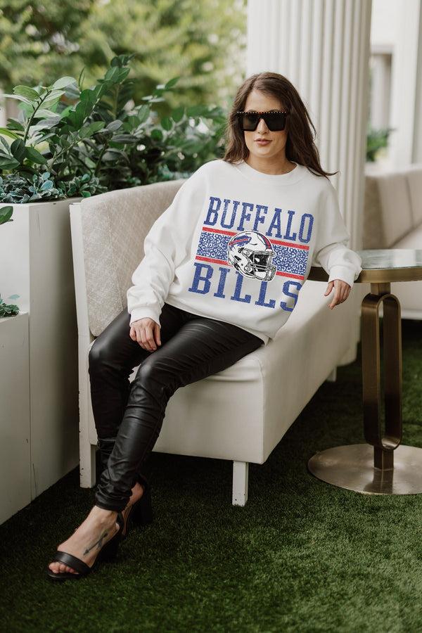 Gameday Couture BUFFALO BILLS Fair Catch Crewneck Pullover