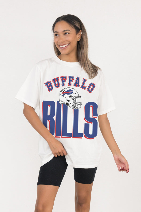 Gameday Couture BUFFALO BILLS FIERCE FOCUS WASHED RELAXED FIT TEE