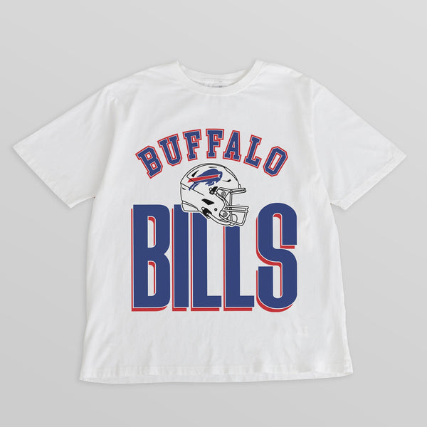 gameday couture BUFFALO BILLS FIERCE FOCUS WASHED RELAXED FIT TEE