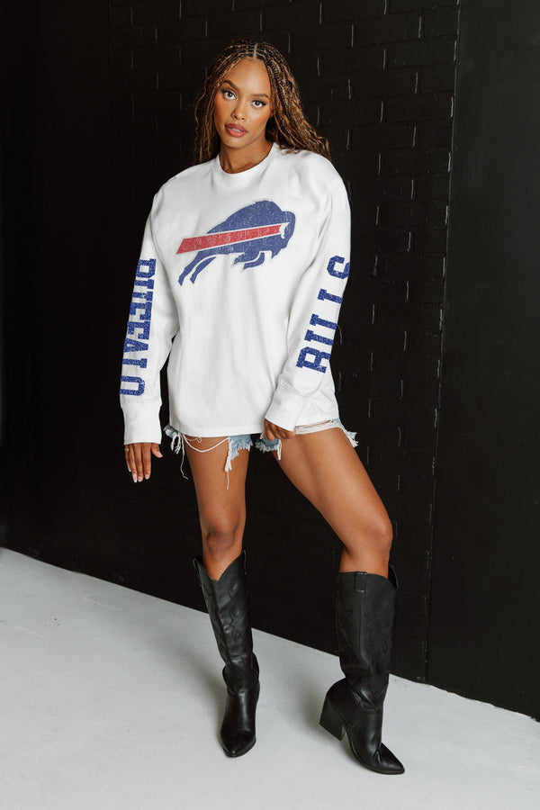 Gameday Couture BUFFALO BILLS Game Plan Oversized Long-Sleeve Tee