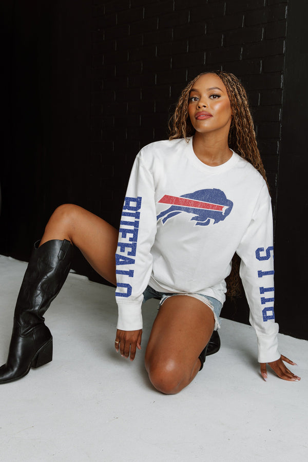 Gameday Couture BUFFALO BILLS Game Plan Oversized Long-Sleeve Tee