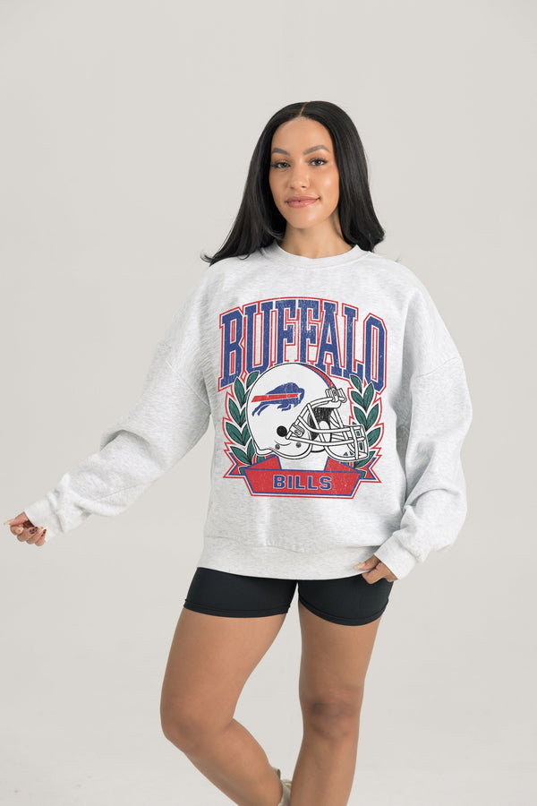 Gameday Couture BUFFALO BILLS Heritage Fleece Crewneck Pullover