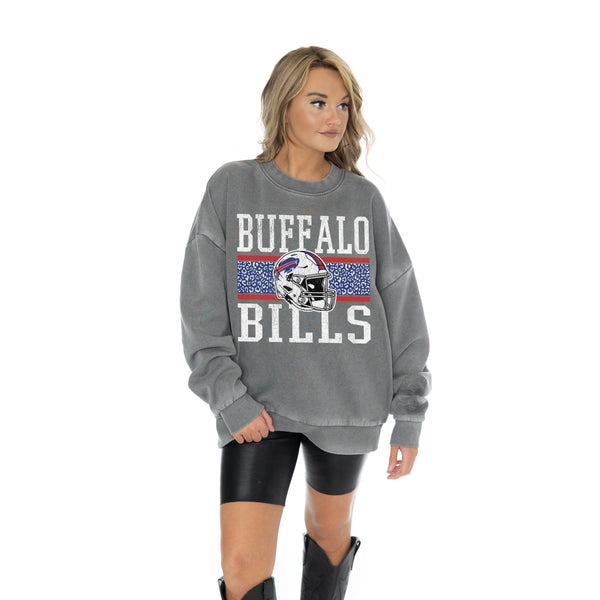 Gameday Couture BUFFALO BILLS In The Wild Oversized Crewneck Fleece