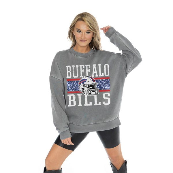 Gameday Couture BUFFALO BILLS In The Wild Oversized Crewneck Fleece