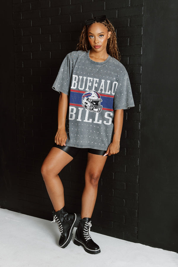Gameday Couture BUFFALO BILLS On The Ball Mini Rhinestone Tee
